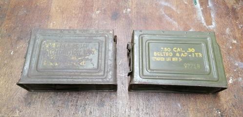 Caisse militaire munition US army Américain WW2, Verzamelen, Militaria | Tweede Wereldoorlog, Verzenden