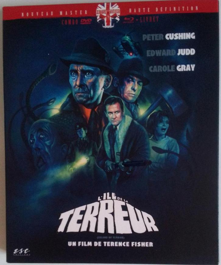 L'île de la terreur (blu-ray+DVD) comme neuf, Cd's en Dvd's, Blu-ray, Zo goed als nieuw, Horror, Ophalen of Verzenden