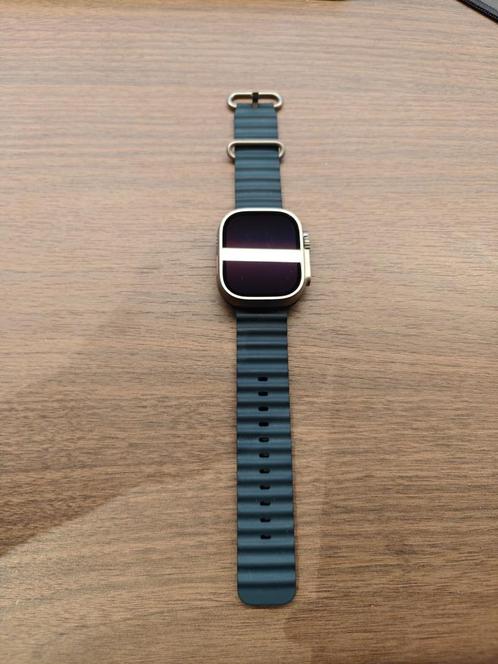 iWatch Ultra 2, Handtassen en Accessoires, Smartwatches, Zo goed als nieuw, iOS, Blauw, Afstand, Calorieverbanding, Conditie, GPS