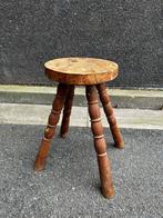 tabouret en bois des années 1970, Enlèvement ou Envoi