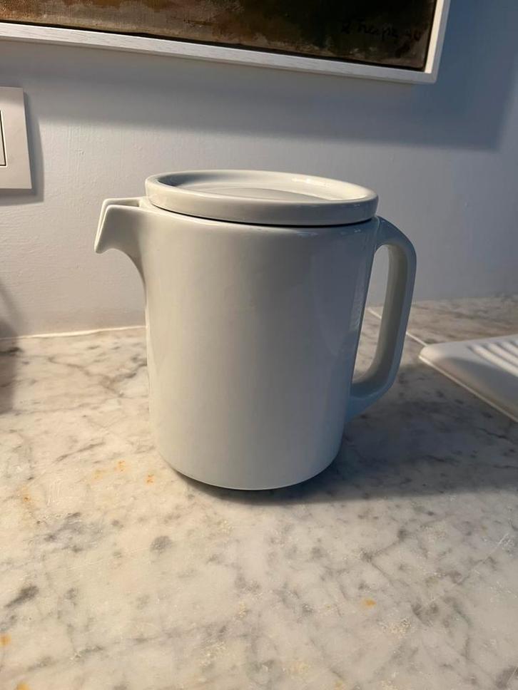 VINTAGE SERVIES KOFFIEPOT KAN WIT KERAMIEK THOMAS ROSENTHAL, Antiek en Kunst, Antiek | Servies los, Ophalen of Verzenden