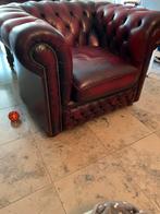 Chesterfield fauteuil, Huis en Inrichting, Ophalen, Gebruikt, Chesterfield, 100 tot 125 cm