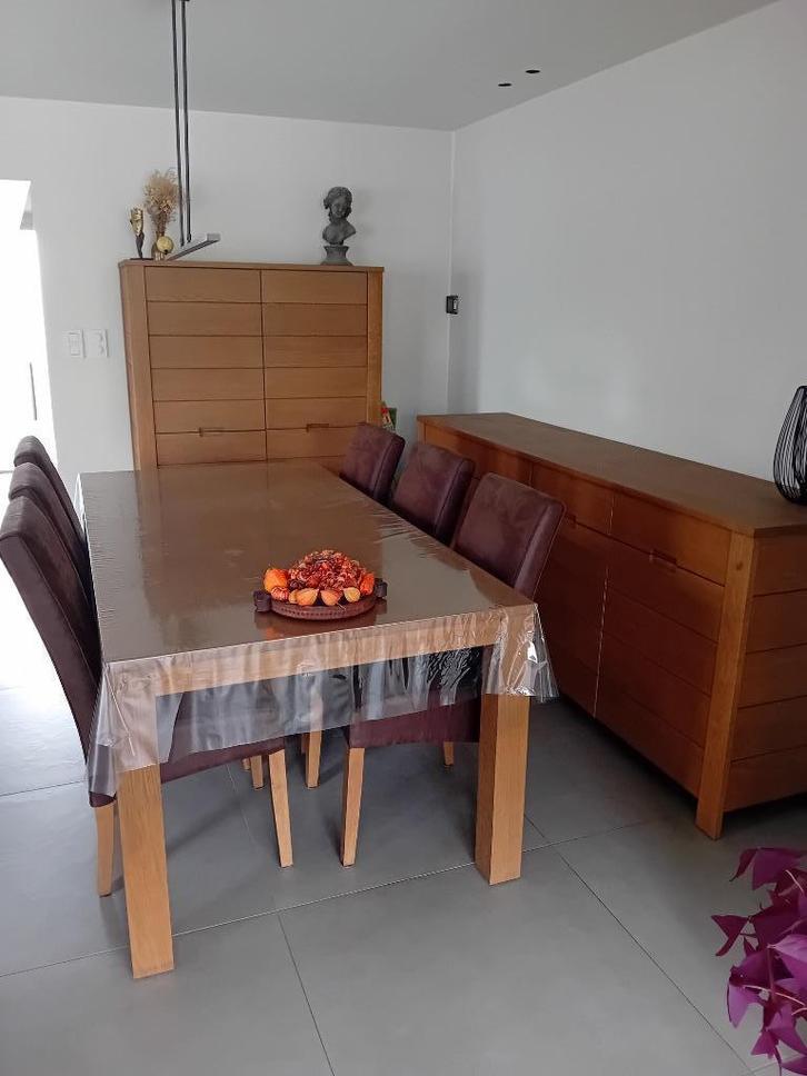 eetkamer, Huis en Inrichting, Complete eetkamers, Zo goed als nieuw, 6 tot 8 stoelen, Ophalen