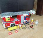 Playmobil brandweerwagen met grote ladder, Los Playmobil, Gebruikt, Ophalen of Verzenden