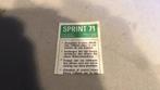 Sprint 71(d8’1), Ophalen of Verzenden, Gebruikt, Sticker