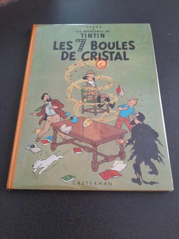 Kuifje 12: Les 7 boules de cristal B24 1958 TTBE  beschikbaar voor biedingen