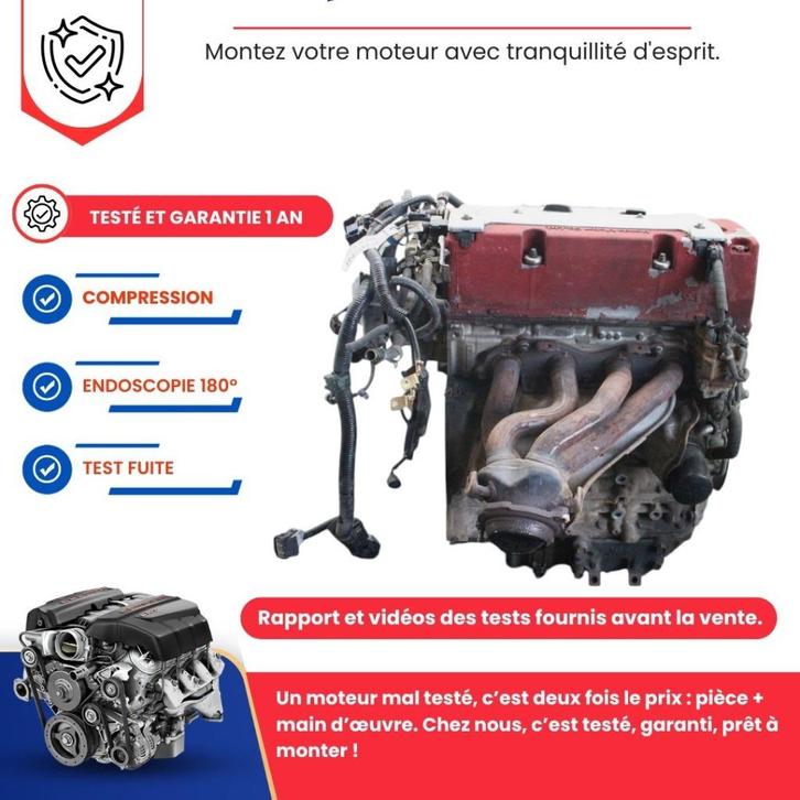 Complete motor honda civic mk8 type r 2.0 vtech, Auto-onderdelen, Motor en Toebehoren, Honda, Nieuw, Ophalen of Verzenden