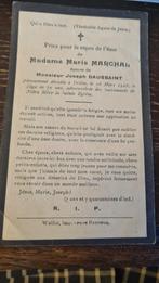 souvenir mortuaire marie marchal décédée à tellin 1923, Ophalen of Verzenden