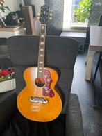 Inspiré par le Gibson (Epiphone) J-200 All solid, Musique & Instruments, Comme neuf, Avec valise, Enlèvement, Guitare Western ou Guitare Folk