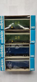 Märklin 2 x 4405 en 2 x 4491 CFL, Wisselstroom, Wagon, Ophalen of Verzenden, Zo goed als nieuw