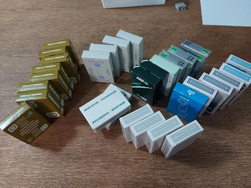 30 stuks verschillende merken bijna allemaal nieuwe, Hobby en Vrije tijd, Gezelschapsspellen | Kaartspellen, Zo goed als nieuw