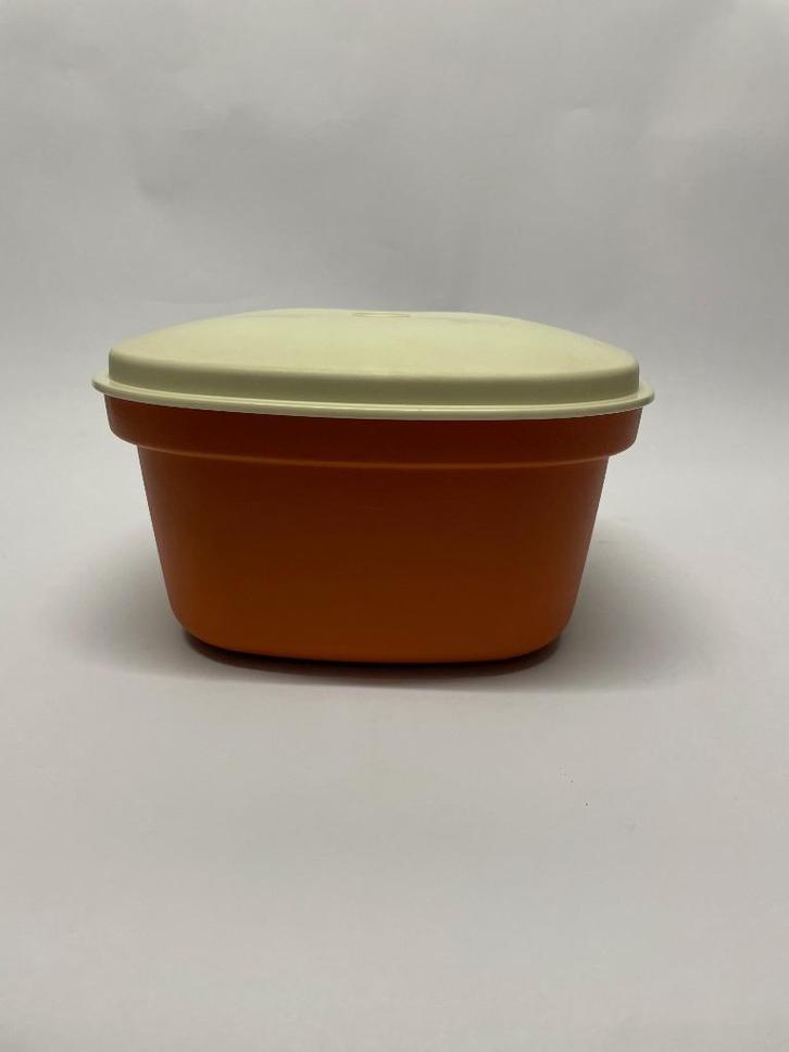 tupperware serveerwonder, Huis en Inrichting, Keuken | Tupperware, Zo goed als nieuw, Bak of Kom, Crème, Oranje, Ophalen of Verzenden