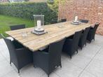 Steigerhouten tuintafel 350x140 / 8-14 personen, Tuin en Terras, Ophalen, Gebruikt, Rechthoekig, Hout