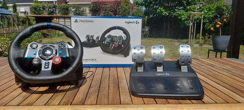 Logitech G29 Driving Force stuur Playstation en PC, Games en Spelcomputers, Spelcomputers | Overige Accessoires, Zo goed als nieuw