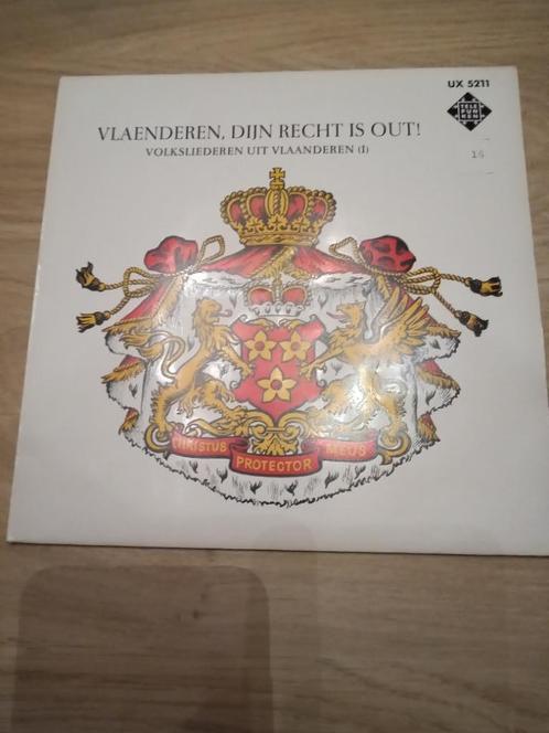 Chansons folkloriques de Flandre - Flandre, votre droit est, CD & DVD, Vinyles | Néerlandophone, Comme neuf, Musique régionale