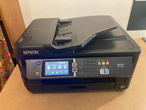 Epson WorkForce WF-7610DWF, Informatique & Logiciels, Imprimantes, Utilisé, Imprimante, Imprimante à jet d'encre, Fax, Impression couleur