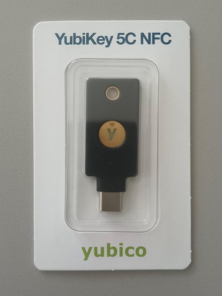 Nieuwe yubikey USB-C met NFC, Informatique & Logiciels, Pc & Câble réseau, Neuf, Enlèvement ou Envoi
