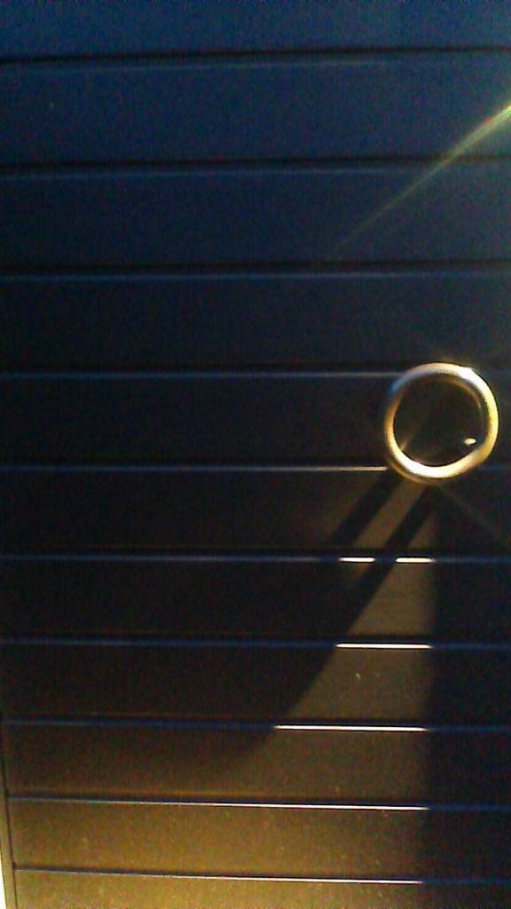 Voordeurgreep in brons, Doe-het-zelf en Bouw, Hang- en Sluitwerk, Gebruikt, Overige typen, Overige materialen, Ophalen