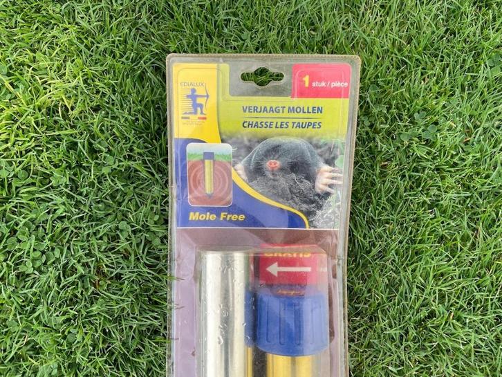 Repulsif à taupes Mole Free Edialux, Tuin en Terras, Overige Tuin en Terras, Zo goed als nieuw, Ophalen