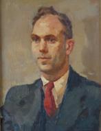 A. DE MULDER / HERENPORTRET / OLIEVERF / 61x51cm / KADER SIG, Antiek en Kunst, Kunst | Schilderijen | Klassiek, Ophalen of Verzenden