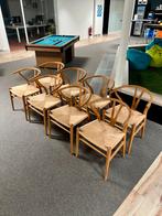 8x Carl Hansen CH24 Wishbone stoelen eik, Huis en Inrichting, Ophalen, Zo goed als nieuw