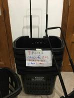 7 Panier a roulettes + chariot nettoyage a Bxl, Enlèvement ou Envoi