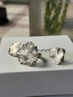 Bague et boucles d'oreilles en argent, Ophalen of Verzenden, Zo goed als nieuw, Zilver, Zilver