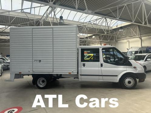 Ford Transit DUBBELE CABINE|1STE EIGENAAR|1J GARANTIE, Auto's, Bestelwagens en Lichte vracht, Bedrijf, Te koop, ABS, Airbags, Boordcomputer