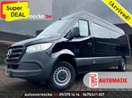 Mercedes-Benz Sprinter 317 L3H2 (40.500ex)9G-TRONIC CAMERA P, Auto's, Bestelwagens en Lichte vracht, 4 deurs, Stof, Gebruikt, Zwart