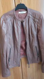 Veste en cuir Naf Naf taille 38 couleur brun clair, Vêtements | Femmes, Vestes & Costumes, Comme neuf, Brun, Enlèvement ou Envoi