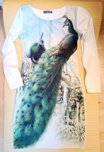 Stretchjurk voor dames, Maat 38/40 (M), Wit, Nieuw, Ophalen of Verzenden