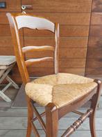 Ancienne chaise avec assise en osier rénovée, Enlèvement ou Envoi