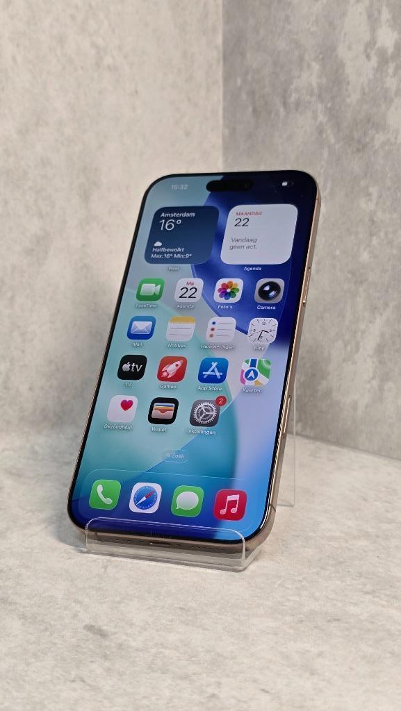 Apple iPhone 16 Pro Max 1TB Desert Titanium, Telecommunicatie, Mobiele telefoons | Apple iPhone, Zo goed als nieuw, 1 TB, Zonder abonnement