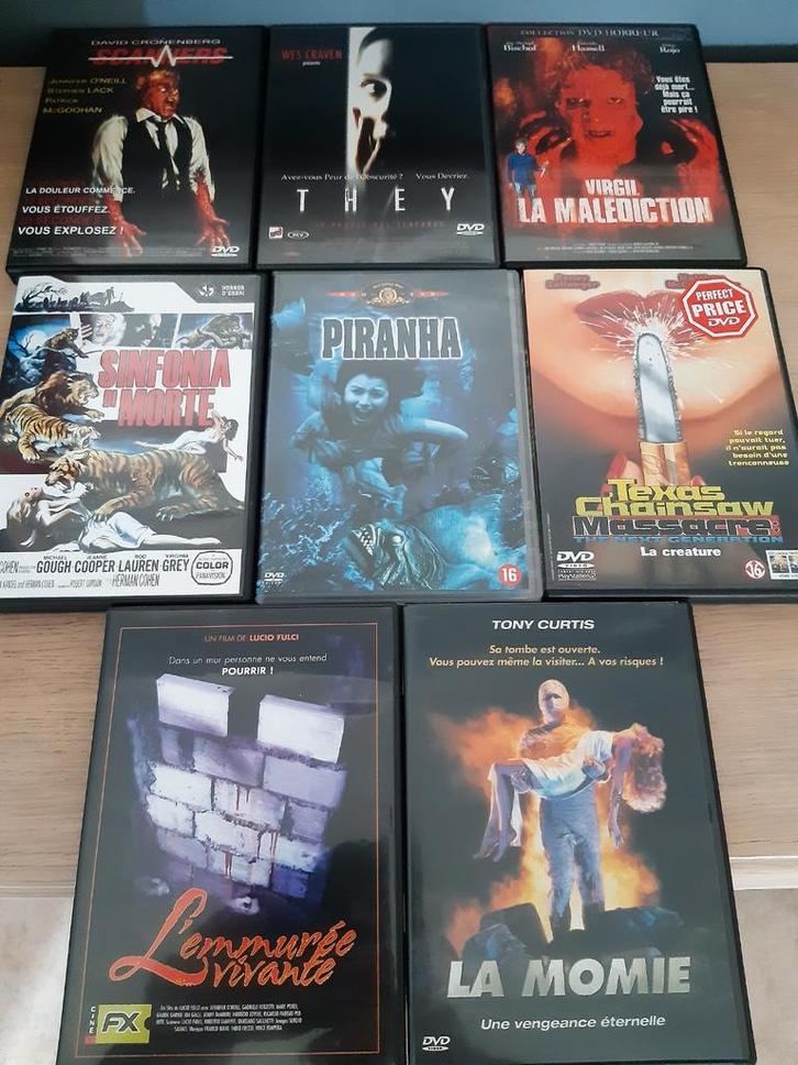 Gloednieuwe originele dvd-lot voor horrorfilms, Cd's en Dvd's, Dvd's | Horror, Zo goed als nieuw, Ophalen of Verzenden