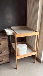 Verzorgingstafel ikea + kussen leander, Kinderen en Baby's, Ophalen, Gebruikt