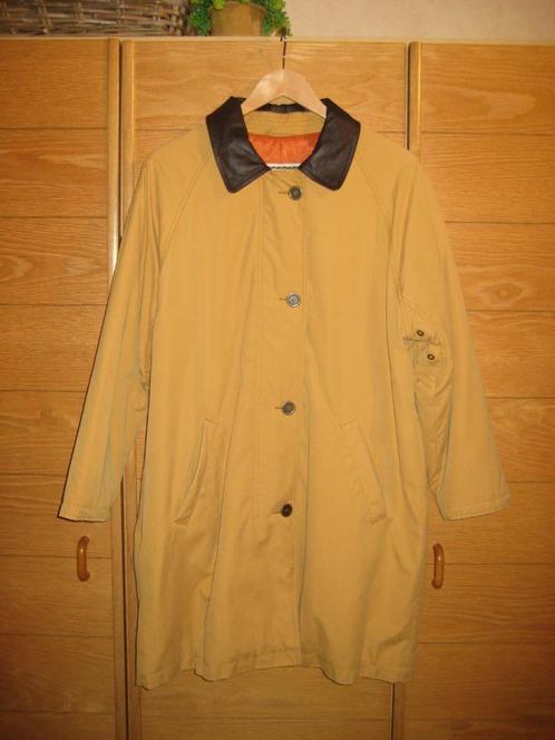 Okerkleurige winterjas met leder-look kraagje maat 40-42, Kleding | Dames, Jassen | Winter, Zo goed als nieuw, Maat 38/40 (M)