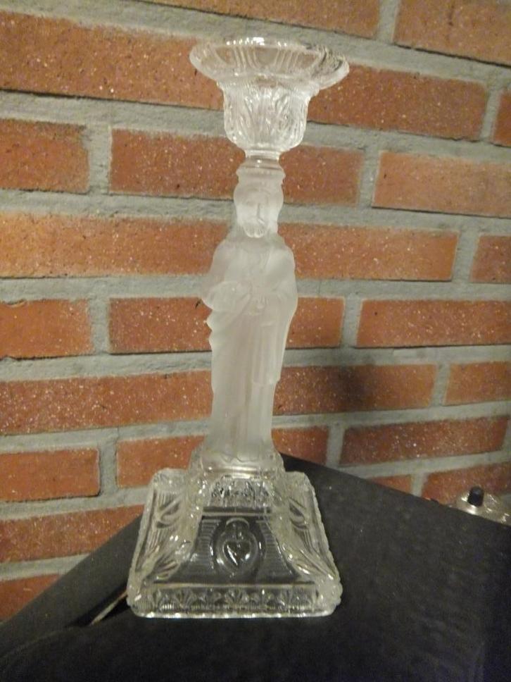 heilig Hart ,kandelaar, Antiek en Kunst, Antiek | Religieuze voorwerpen, Ophalen of Verzenden