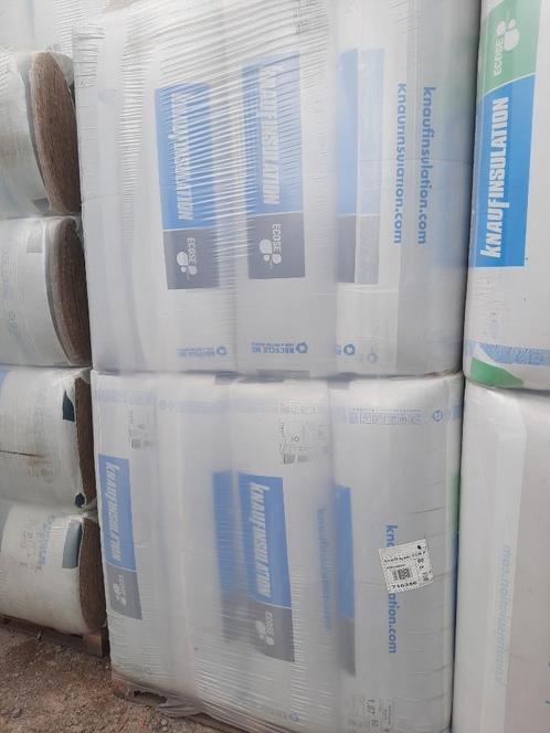 Palette d'isolation laine de verre - 60mm, Doe-het-zelf en Bouw, Zeil en Folie, Zo goed als nieuw, Overige typen, 15 m² of meer