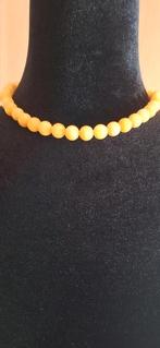 Ketting halfedelstenen, Handtassen en Accessoires, Kettingen, Verzenden, Nieuw, Geel
