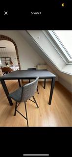 Tafel en 2 barkrukken, Ophalen, Zo goed als nieuw