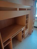 hoogslaper met kast en bureau, Huis en Inrichting, Ophalen, Gebruikt