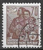 Duitsland DDR 1955 - Yvert 193A - Vijfjarenplan - 70 p. (ST), Timbres & Monnaies, Timbres | Europe | Allemagne, RDA, Affranchi