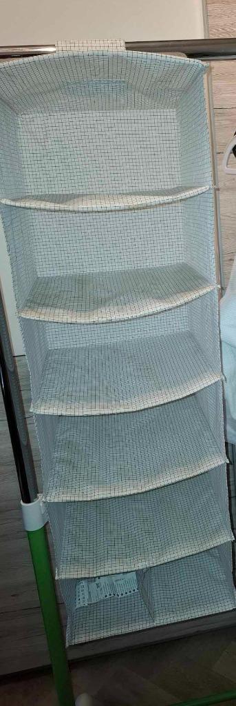 3 kleerkast verdelers met 6 vakken, 35x45x125 cm beschikbaar voor biedingen