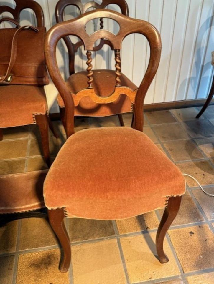 Biedermeier stoelen (5 stuks), Antiek en Kunst, Antiek | Meubels | Stoelen en Sofa's, Ophalen