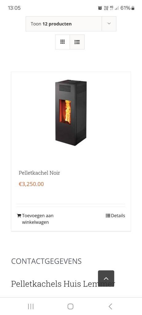 Pelletkachel montegrappa caminetti, Huis en Inrichting, Kachels, Gebruikt, Pelletkachel, Ophalen