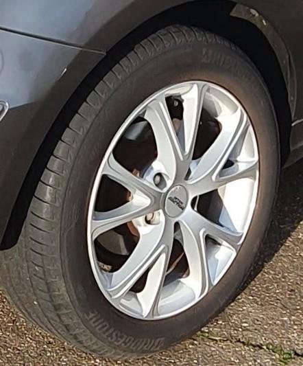 4 velgen met zomerbanden, Auto-onderdelen, Banden en Velgen, Velg(en), Zomerbanden, Personenwagen, Gebruikt, Ophalen