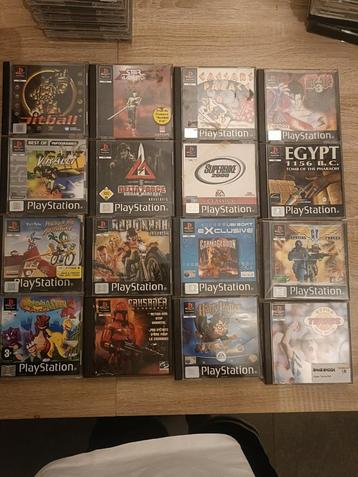 16x ps1 games te koop