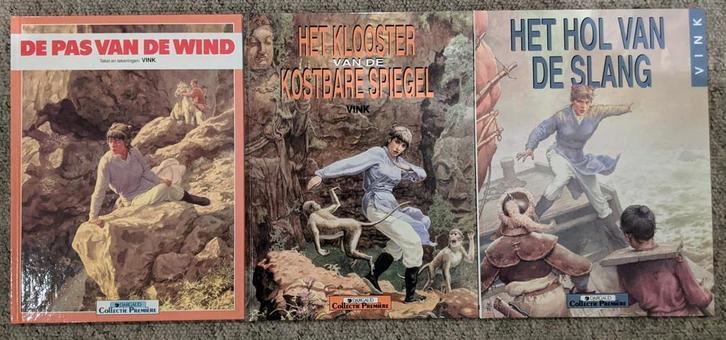 Vink ""De dwaze monnik" strip nr 11,12,13, Timbres & Monnaies, Timbres | Antilles néerlandaises, Enlèvement ou Envoi