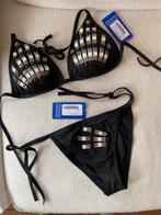 Zwarte bikini met strass Niki de Paimpol maat 38-40, Nieuw, Bikini, Ophalen of Verzenden
