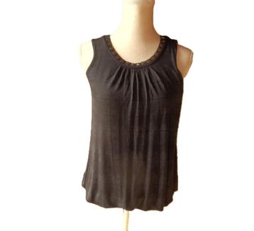 (31) -top femme t.36 noir gris - camaieu - beschikbaar voor biedingen